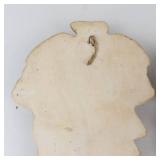 Vintage Chalkware Fruit Wall Hangings (Lot of 2)