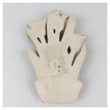 Vintage Chalkware Tulip Plaque