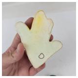 Chalkware Fruit Wall Decor (Lot of 4)