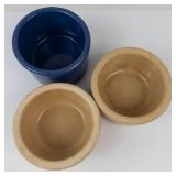 Vintage Roseville Stoneware Crocks (Lot of 3)