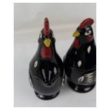 Collectable Vintage Japanese Rooster Creamer & Sugar Set With Salt & Pepper Tops