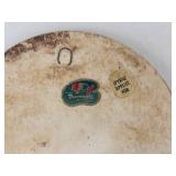 Rooster Plaster Wall Plaque Pair