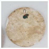 Rooster Plaster Wall Plaque Pair