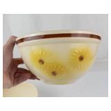 Hull Pottery Sunflower Mixing Bowls (Lot of 2)