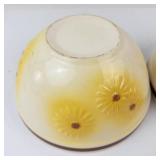 Hull Pottery Sunflower Mixing Bowls (Lot of 2)