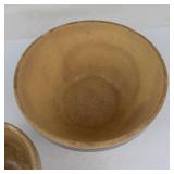 Robinson Ransbottom Pitcher, Studio Art Pottery Pitcher & Yellow Ware Bowls Mixed Lot