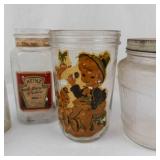 Vintage Glass Jar and Bottle Assortment (Lot of 5)