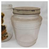 Vintage Glass Jar and Bottle Assortment (Lot of 5)