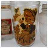 Vintage Glass Jar and Bottle Assortment (Lot of 5)