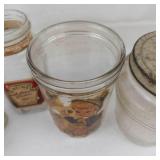 Vintage Glass Jar and Bottle Assortment (Lot of 5)