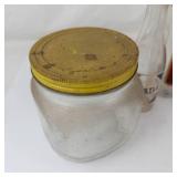 Vintage Glass Jar and Bottle Assortment (Lot of 5)