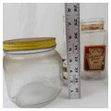 Vintage Glass Jar and Bottle Assortment (Lot of 5)