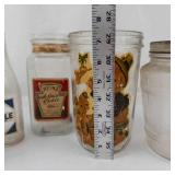 Vintage Glass Jar and Bottle Assortment (Lot of 5)