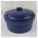 Blue Ceramic Covered Casserole Dish