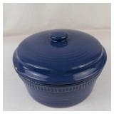 Blue Ceramic Covered Casserole Dish