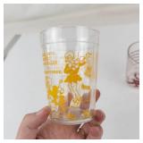 Vintage Hazel Atlas Nursery Rhyme Drinking Glasses (Lot of 2)