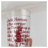 Vintage Hazel Atlas Nursery Rhyme Drinking Glasses (Lot of 2)