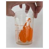 Vintage Hazel Atlas Cinderella & Nursery Rhyme Glass Tumblers (Lot of 2)