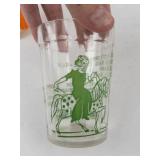 Vintage Hazel Atlas Cinderella & Nursery Rhyme Glass Tumblers (Lot of 2)