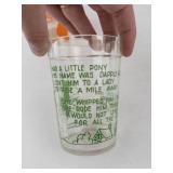 Vintage Hazel Atlas Cinderella & Nursery Rhyme Glass Tumblers (Lot of 2)