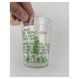 Vintage Hazel Atlas Cinderella & Nursery Rhyme Glass Tumblers (Lot of 2)