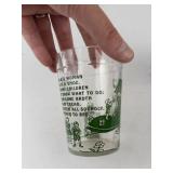 Vintage Hazel Atlas Nursery Rhyme Glasses (Lot of 2)