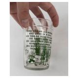 Vintage Hazel Atlas Nursery Rhyme Glasses (Lot of 2)