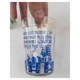 Vintage Hazel Atlas Nursery Rhyme Glasses (Lot of 2)