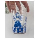 Vintage Hazel Atlas Nursery Rhyme Glasses (Lot of 2)