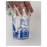 Vintage Hazel Atlas Nursery Rhyme Glasses (Lot of 2)