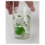 Vintage Hazel Atlas Nursery Rhyme Glasses (Lot of 2)