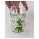 Vintage Hazel Atlas Nursery Rhyme Glasses (Lot of 2)