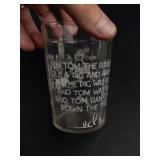 Vintage Hazel Atlas Nursery Rhyme Glasses (Lot of 2)