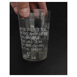 Vintage Hazel Atlas Nursery Rhyme Glasses (Lot of 2)