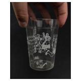 Vintage Hazel Atlas Nursery Rhyme Glasses (Lot of 2)