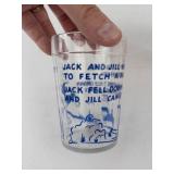Vintage Hazel Atlas Nursery Rhyme Tumblers (Lot of 2)