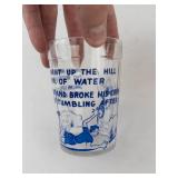 Vintage Hazel Atlas Nursery Rhyme Tumblers (Lot of 2)