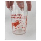 Vintage Hazel Atlas Nursery Rhyme Tumblers (Lot of 2)