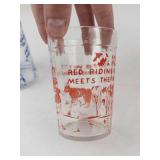 Vintage Hazel Atlas Nursery Rhyme Tumblers (Lot of 2)