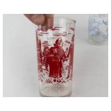 Vintage Hazel-Atlas Nursery Rhyme Juice Glasses (Lot of 2)