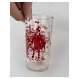 Vintage Hazel-Atlas Nursery Rhyme Juice Glasses (Lot of 2)