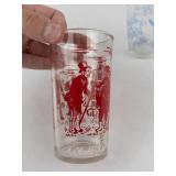 Vintage Hazel-Atlas Nursery Rhyme Juice Glasses (Lot of 2)