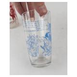 Vintage Hazel-Atlas Nursery Rhyme Juice Glasses (Lot of 2)