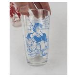 Vintage Hazel-Atlas Nursery Rhyme Juice Glasses (Lot of 2)