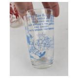 Vintage Hazel-Atlas Nursery Rhyme Juice Glasses (Lot of 2)