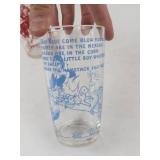 Vintage Hazel-Atlas Nursery Rhyme Juice Glasses (Lot of 2)