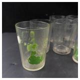 Assorted Floral Drinking Glasses (Lot of 14)