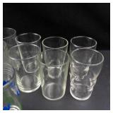 Assorted Floral Drinking Glasses (Lot of 14)