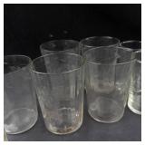 Assorted Floral Drinking Glasses (Lot of 14)