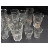Clear Glass Tumblers & Cups (Lot of 30)